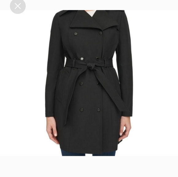 Calvin Klein ladies trench coat, new - Picture 3 of 7